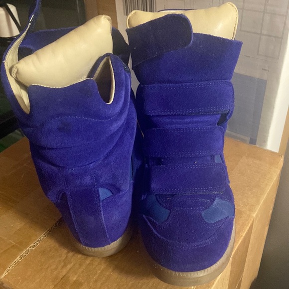 Lightly worn Isabel marant  100% authentic size 38 navy blue - Picture 1 of 2